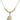 Guardian Angel Crystal Necklace | 5/8 inch | 4mm Beads   14kt Gold Filled