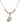 Guardian Angel Crystal Necklace | 5/8 inch | 4mm Beads   14kt Gold Filled