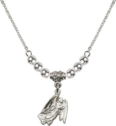 Collar de cristal Ángel Guardián | 1,59 cm | Cuentas de 4 mm | N22-5642