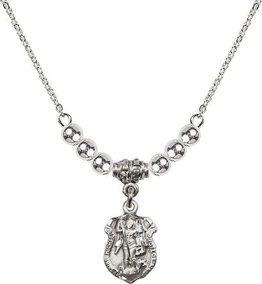 Collar de cristal del Arcángel San Miguel | 5/8 pulgada | N22-5699