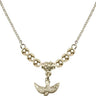 Holy Spirit Crystal Necklace | 3/8 inch | 4mm Beads   14kt Gold Filled