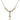 Lighthouse Crystal Necklace | 3/4 inch | 4mm Beads   14kt Gold Filled