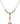 Lighthouse Crystal Necklace | 3/4 inch | 4mm Beads   14kt Gold Filled