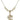 Saint Michael the Archangel Crystal Necklace | 7/8 inch | 4mm Beads   14kt Gold Filled