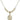 Miraculous Medal Crystal Necklace | 5/8 inch | 4mm Beads   14kt Gold Filled