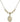 Miraculous Medal Crystal Necklace | 5/8 inch | 4mm Beads   14kt Gold Filled