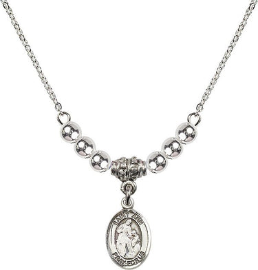Collar de Cristal con Santa Ana | 1/2 pulgada | Cuentas de 4 mm | N22-9002