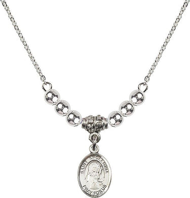 Collar de cristal de Santa Apolonia | 1/2 pulgada | Cuentas de 4 mm | N22-9005
