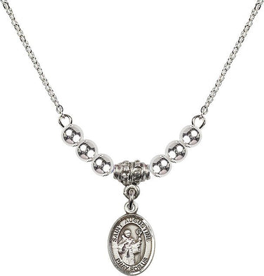 Collar de cristal de San Agustín | 1,27 cm | Cuentas de 4 mm | N22-9007