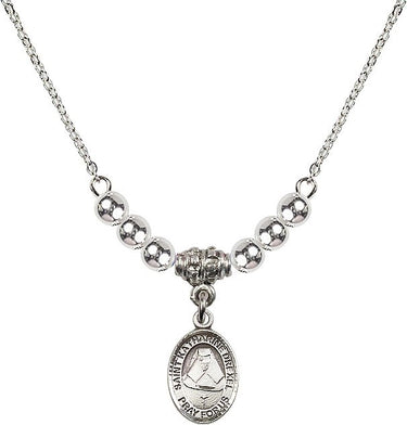 Collar de cristal Santa Katharine Drexel | 1/2 pulgada | Cuentas de 4 mm | N22-9015