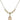 Saint Christopher Crystal Necklace | 1/2 inch | 4mm Beads   14kt Gold Filled