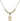 Saint Dennis Crystal Necklace | 1/2 inch | 4mm Beads   14kt Gold Filled