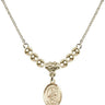 Saint Jane of Valois Crystal Necklace | 1/2 inch | 4mm Beads   14kt Gold Filled