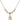 Saint Dominic de Guzman Crystal Necklace | 1/2 inch | 4mm Beads   14kt Gold Filled