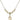 Saint Francis of Assisi Crystal Necklace | 1/2 inch | 4mm Beads   14kt Gold Filled