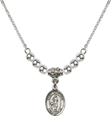 Collar de cristal de San Ginés de Roma | 1/2 pulgada | Cuentas de 4 mm | N22-9038