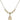 Saint Gabriel the Archangel Crystal Necklace | 1/2 inch | 4mm Beads   14kt Gold Filled