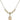 Saint George Crystal Necklace | 1/2 inch | 4mm Beads   14kt Gold Filled
