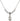 Saint Gerard Majella Crystal Necklace | 1/2 inch | 4mm Beads   Sterling Silver