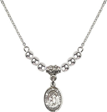 Saint John the Baptist Crystal Necklace | 1/2 inch | 4mm Beads | N22-9054