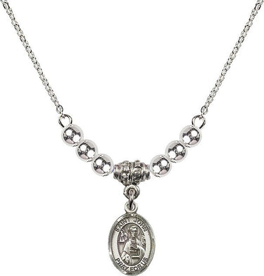 Saint John the Apostle Crystal Necklace | 1/2 inch | 4mm Beads | N22-9056