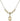 Saint Jude Thaddeus Crystal Necklace | 1/2 inch | 4mm Beads   14kt Gold Filled