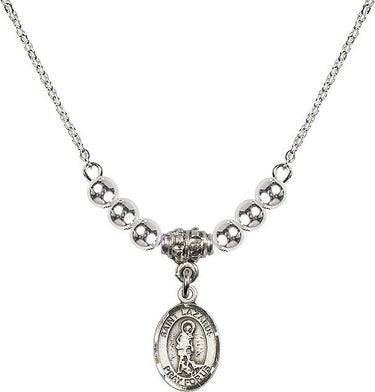 Saint Lazarus Crystal Necklace | 1/2 inch | 4mm Beads | N22-9066