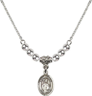 Saint Kilian Crystal Necklace | 1/2 inch | 4mm Beads | N22-9067