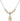 Saint Luke the Apostle Crystal Necklace | 1/2 inch | 4mm Beads   14kt Gold Filled