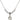 Saint Mary Magdalene Crystal Necklace | 1/2 inch | 4mm Beads   Sterling Silver
