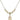 Saint Monica Crystal Necklace | 1/2 inch | 4mm Beads   14kt Gold Filled
