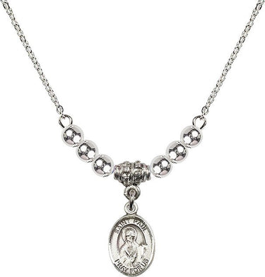 Saint Paul the Apostle Crystal Necklace | 1/2 inch | 4mm Beads | N22-9086