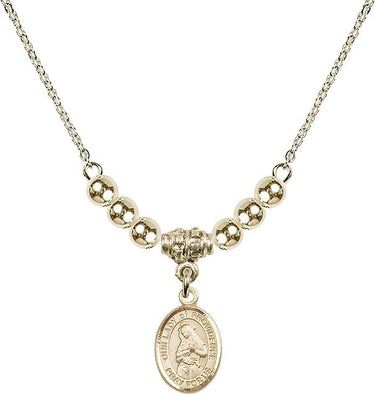 Our Lady of Providence Crystal Necklace | 1/2 inch | 4mm Beads | N22-9087