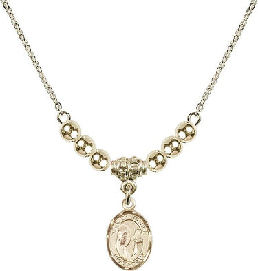 Our Lady Star of the Sea Crystal Necklace | 1/2 inch | 4mm Beads | N22-9101