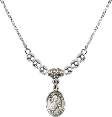 Saint Theresa Crystal Necklace | 1/2 inch | 4mm Beads | N22-9106