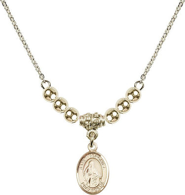 Saint Veronica Crystal Necklace | 1/2 inch | 4mm Beads | N22-9110