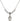 Saint John of God Crystal Necklace | 1/2 inch | 4mm Beads   Sterling Silver