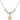 Saint Leo the Great Crystal Necklace | 1/2 inch | 4mm Beads   14kt Gold Filled