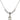 Saint Agnes of Rome Crystal Necklace | 1/2 inch | 4mm Beads   Sterling Silver
