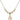 Saint Marcellin Champagnat Crystal Necklace | 1/2 inch | 4mm Beads   14kt Gold Filled