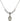 Saint Vincent de Paul Crystal Necklace | 1/2 inch | 4mm Beads   Sterling Silver