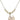 Saint Christopher Crystal Necklace | 1/2 inch | 4mm Beads   14kt Gold Filled