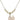 Saint Christopher Crystal Necklace | 1/2 inch | 4mm Beads   14kt Gold Filled