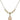 Saint Christopher Crystal Necklace | 1/2 inch | 4mm Beads   14kt Gold Filled