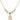 Saint Christopher Crystal Necklace | 1/2 inch | 4mm Beads   14kt Gold Filled