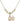 Saint Christopher Crystal Necklace | 1/2 inch | 4mm Beads   14kt Gold Filled