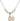 Saint Christopher Crystal Necklace | 1/2 inch | 4mm Beads   14kt Gold Filled