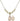 Saint Christopher Crystal Necklace | 1/2 inch | 4mm Beads   14kt Gold Filled