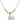 Saint Christopher Crystal Necklace | 1/2 inch | 4mm Beads   14kt Gold Filled