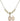 Saint Christopher Crystal Necklace | 1/2 inch | 4mm Beads   14kt Gold Filled
